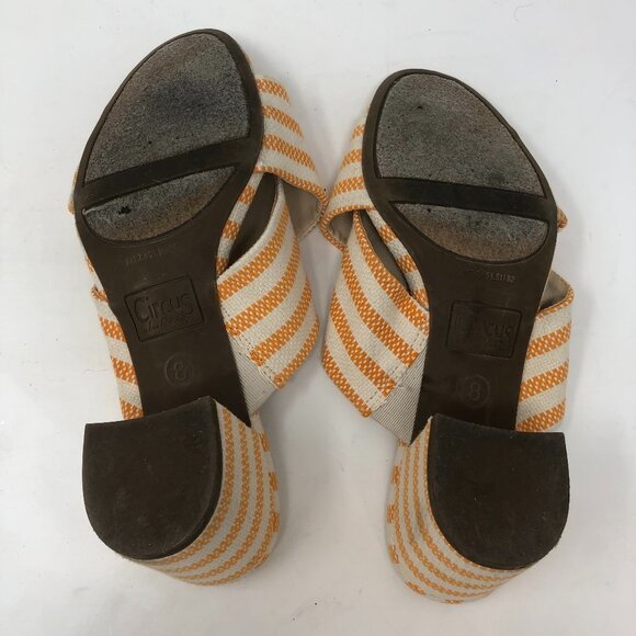 Circus By Sam Edelman Stevie Orange Block Heel 8 - Picture 8 of 9